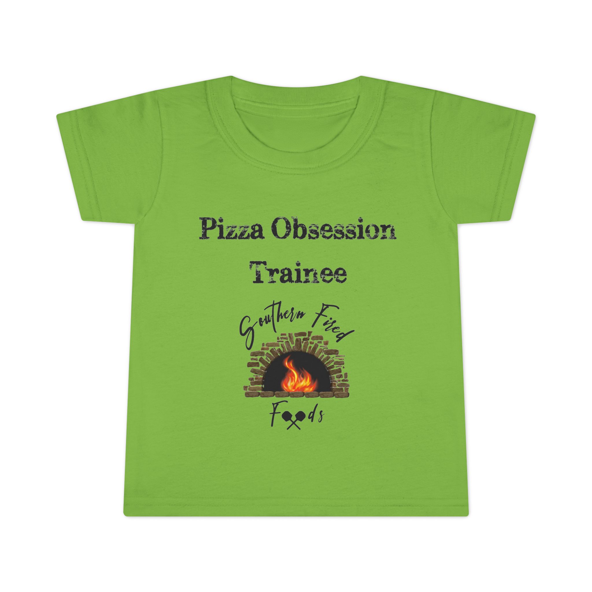 'Pizza Obsession Trainee' Toddler T-Shirt, Fun Gift for Food Lovers, Kids Cooking Shirt, Birthday Present for Little Chefs, Cute Casual Wear - Image 7