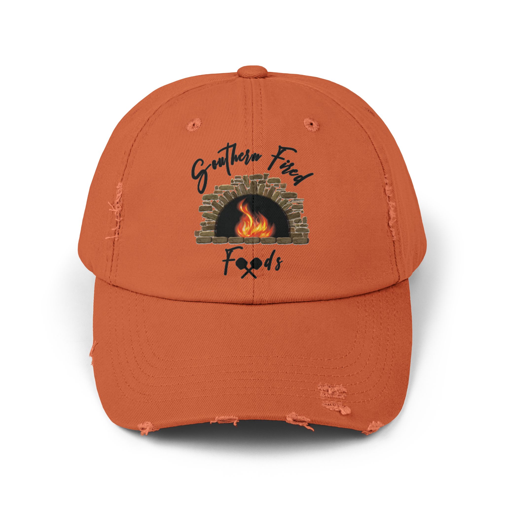 Southern Fire Foods Distressed Cap, Unisex Cap, Casual Hat, BBQ Cap, Gift for Food Lovers, Trendy Headwear - Image 13