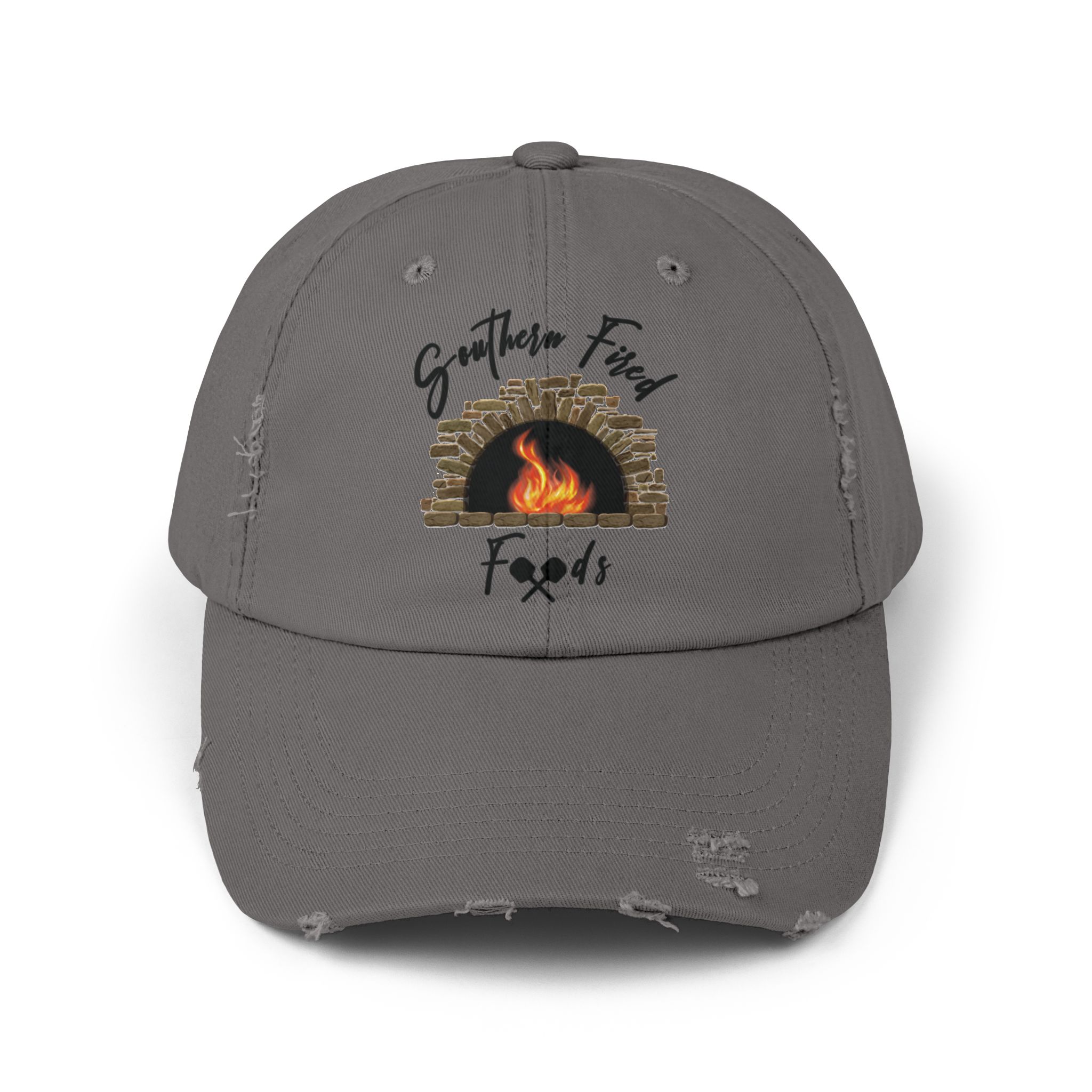 Southern Fire Foods Distressed Cap, Unisex Cap, Casual Hat, BBQ Cap, Gift for Food Lovers, Trendy Headwear - Image 21