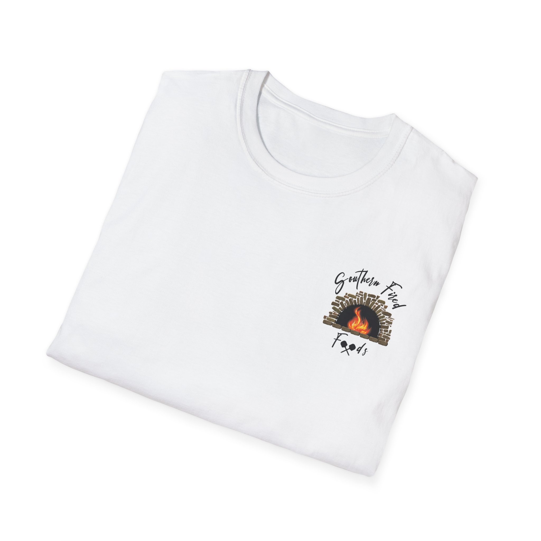 T-Shirt — Southern Fired Foods Logo Tee (Wood-Fired Oven Graphic) - Image 4