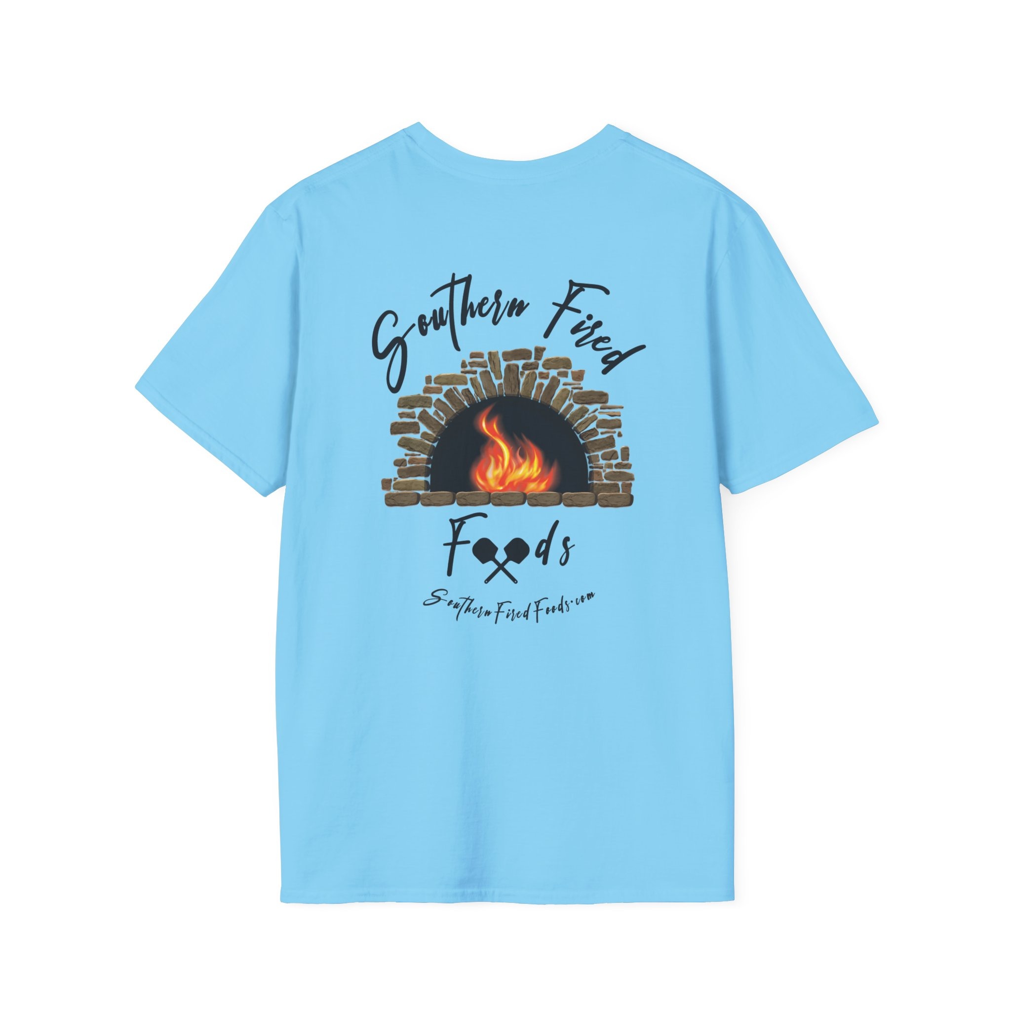 T-Shirt — Southern Fired Foods Logo Tee (Wood-Fired Oven Graphic) - Image 26