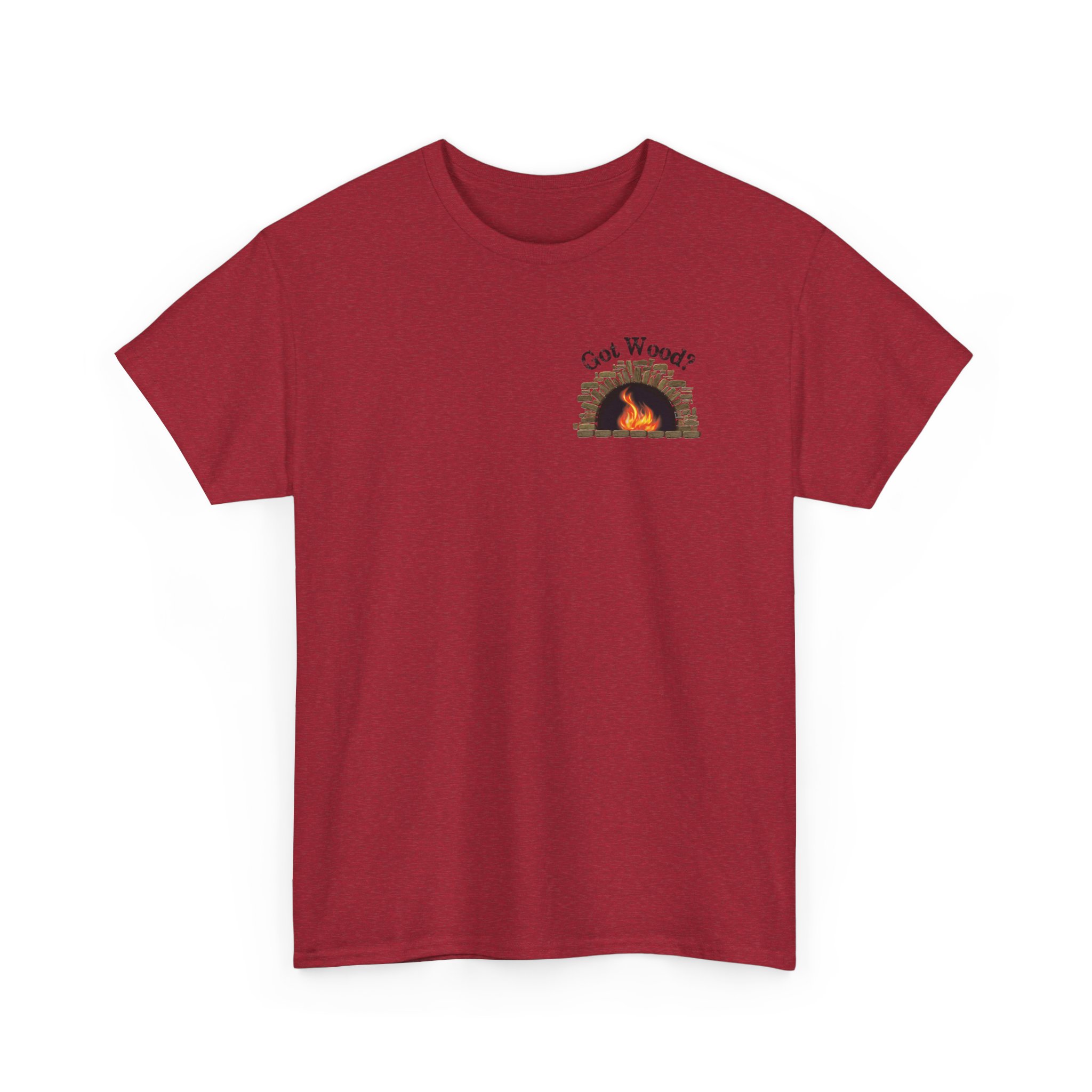 'Got Wood?' Southern Fired Foods Unisex Heavy Cotton Tee, Cooking Gift, BBQ T-Shirt, Firewood Apparel, Southern Pride Shirt - Image 47
