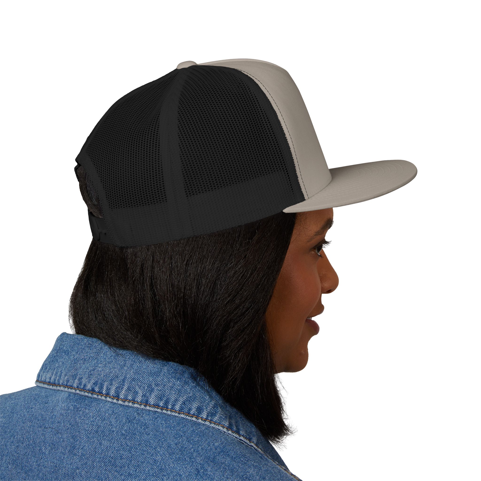 Embroidered 5 Panel Trucker Cap | Perfect for Outdoor Adventures, Camping, Gifts, Stylish Accessories, Casual Wear, Unisex Fashion - Image 40