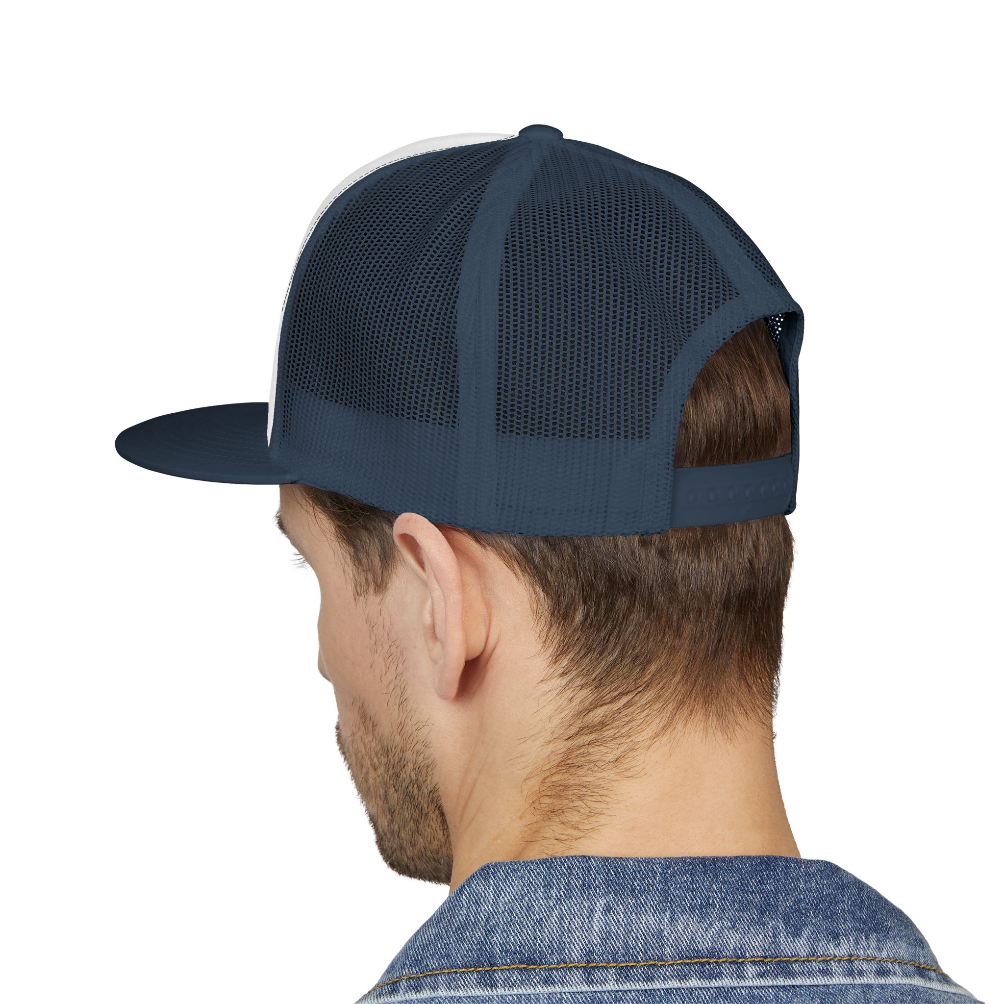 Embroidered 5 Panel Trucker Cap | Perfect for Outdoor Adventures, Camping, Gifts, Stylish Accessories, Casual Wear, Unisex Fashion - Image 14