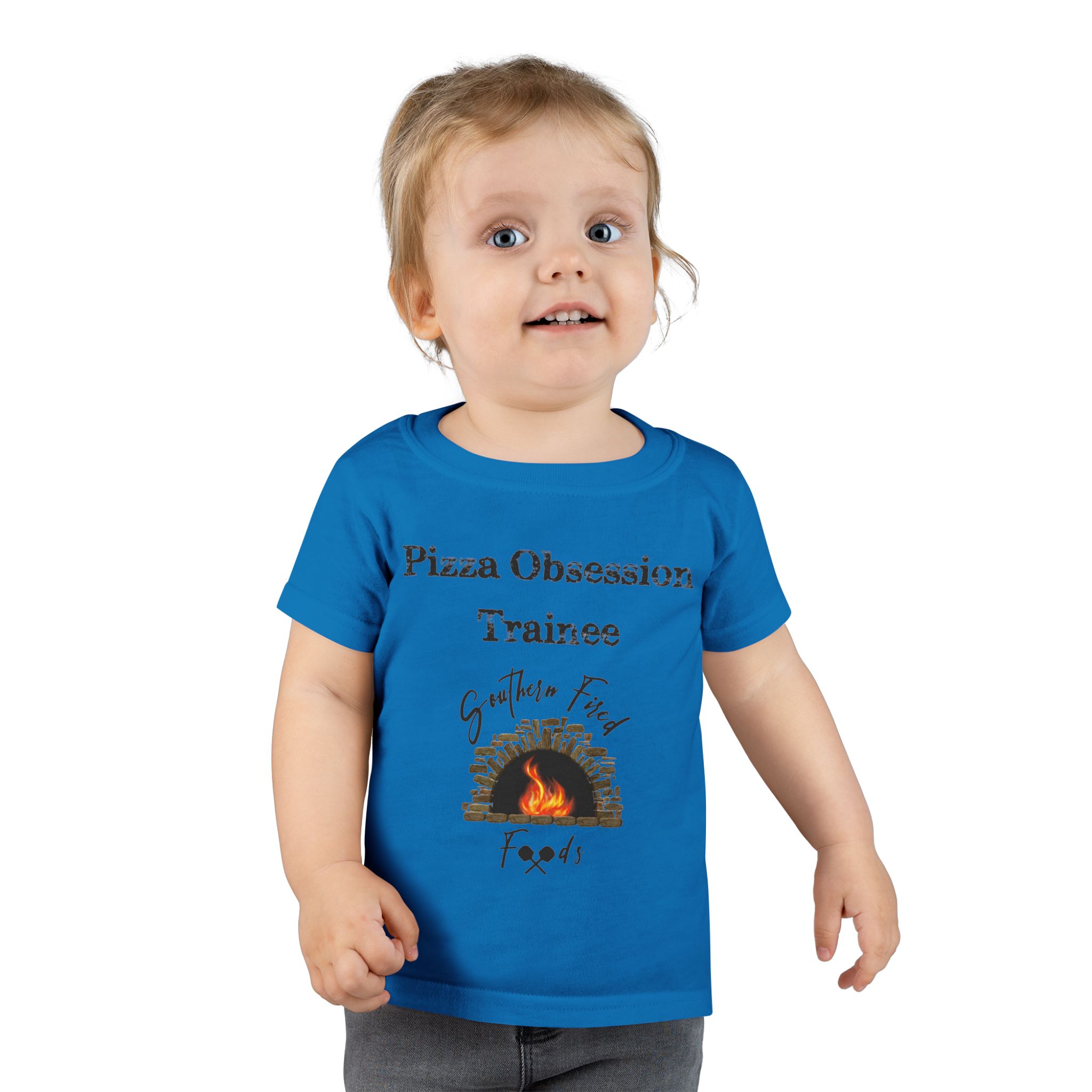 'Pizza Obsession Trainee' Toddler T-Shirt, Fun Gift for Food Lovers, Kids Cooking Shirt, Birthday Present for Little Chefs, Cute Casual Wear - Image 21