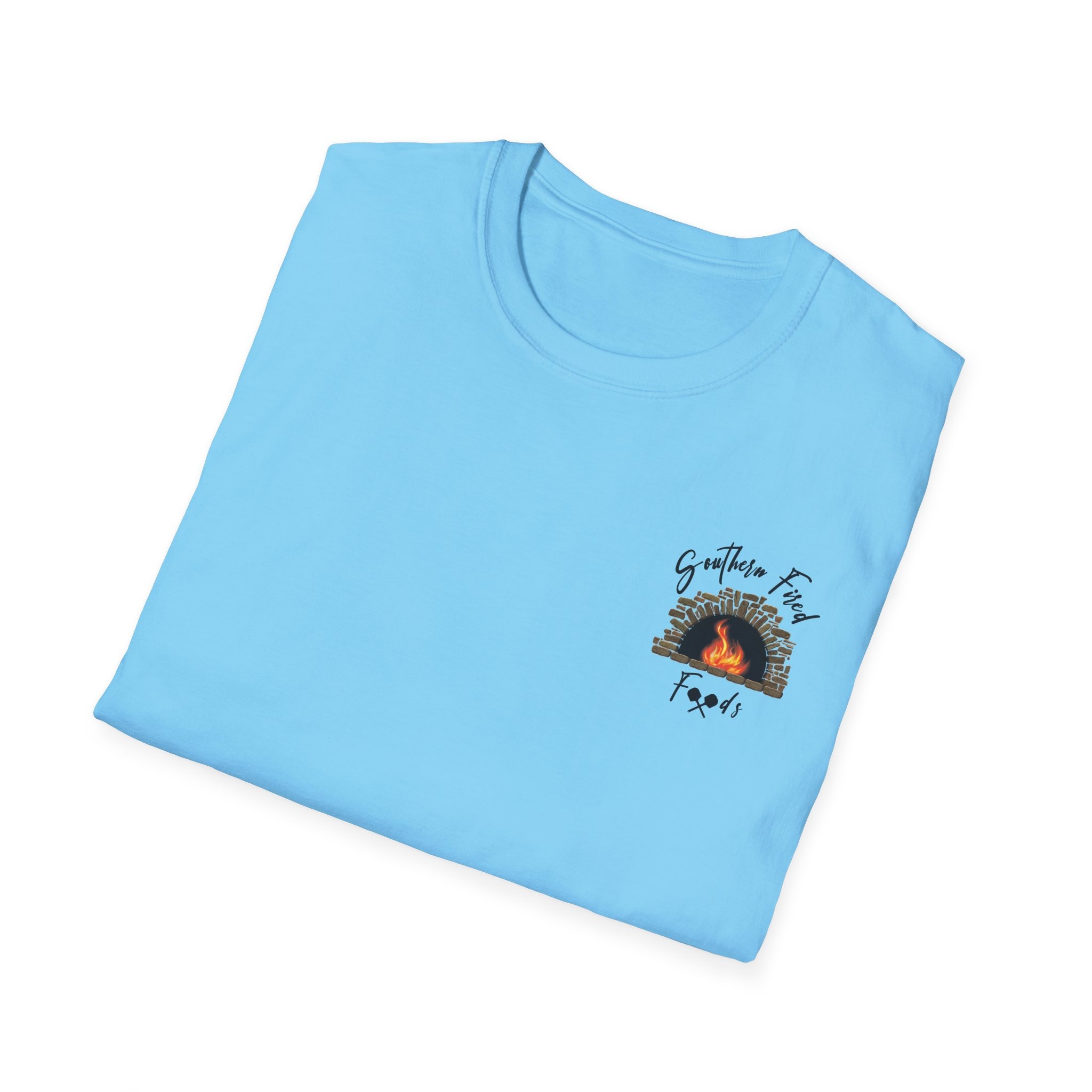 T-Shirt — Southern Fired Foods Logo Tee (Wood-Fired Oven Graphic) - Image 28