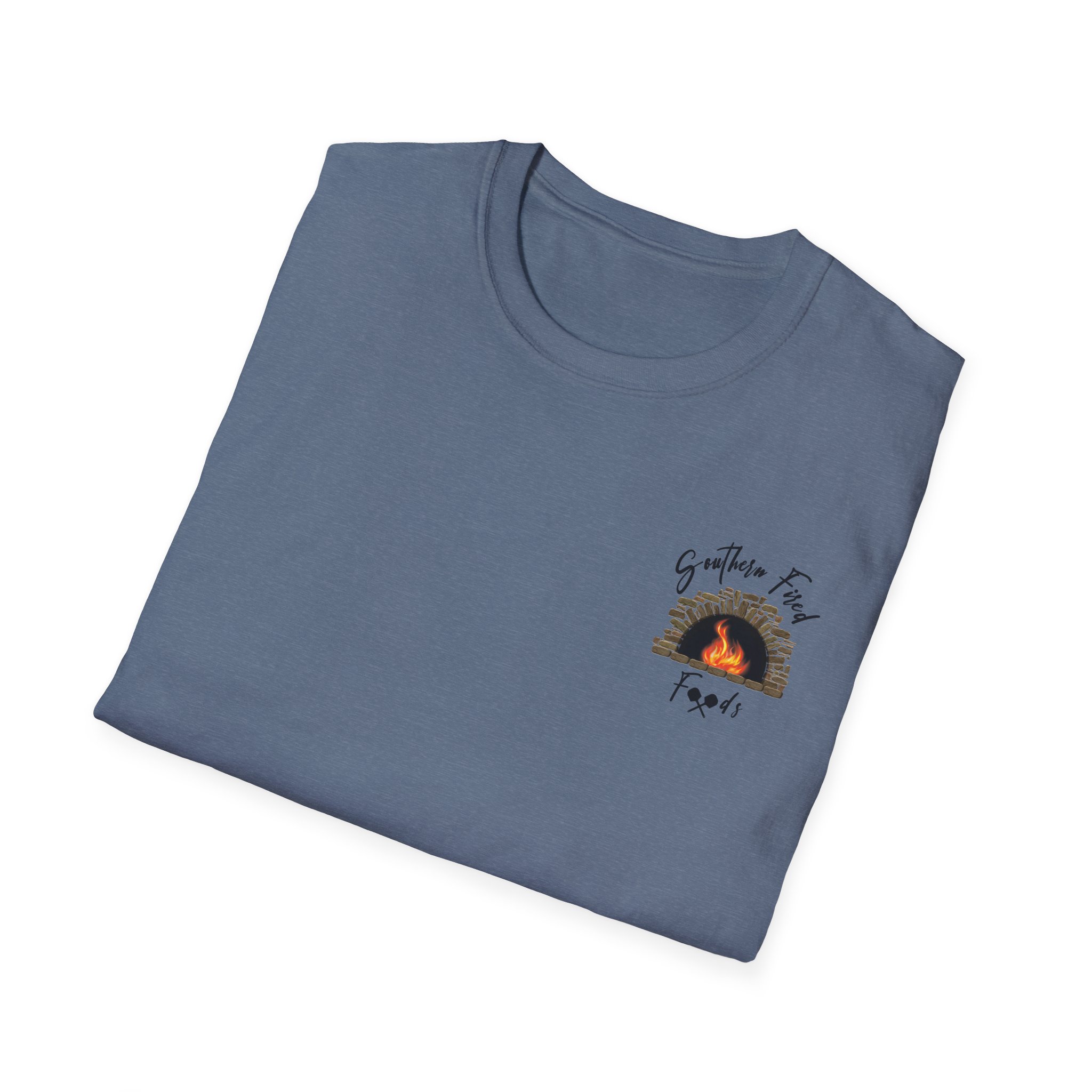 T-Shirt — Southern Fired Foods Logo Tee (Wood-Fired Oven Graphic) - Image 40