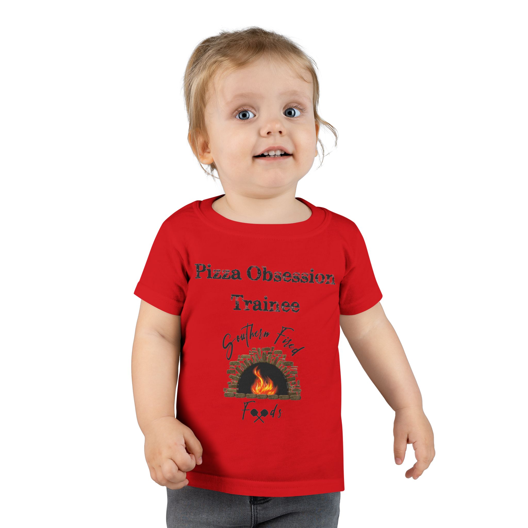 'Pizza Obsession Trainee' Toddler T-Shirt, Fun Gift for Food Lovers, Kids Cooking Shirt, Birthday Present for Little Chefs, Cute Casual Wear - Image 27