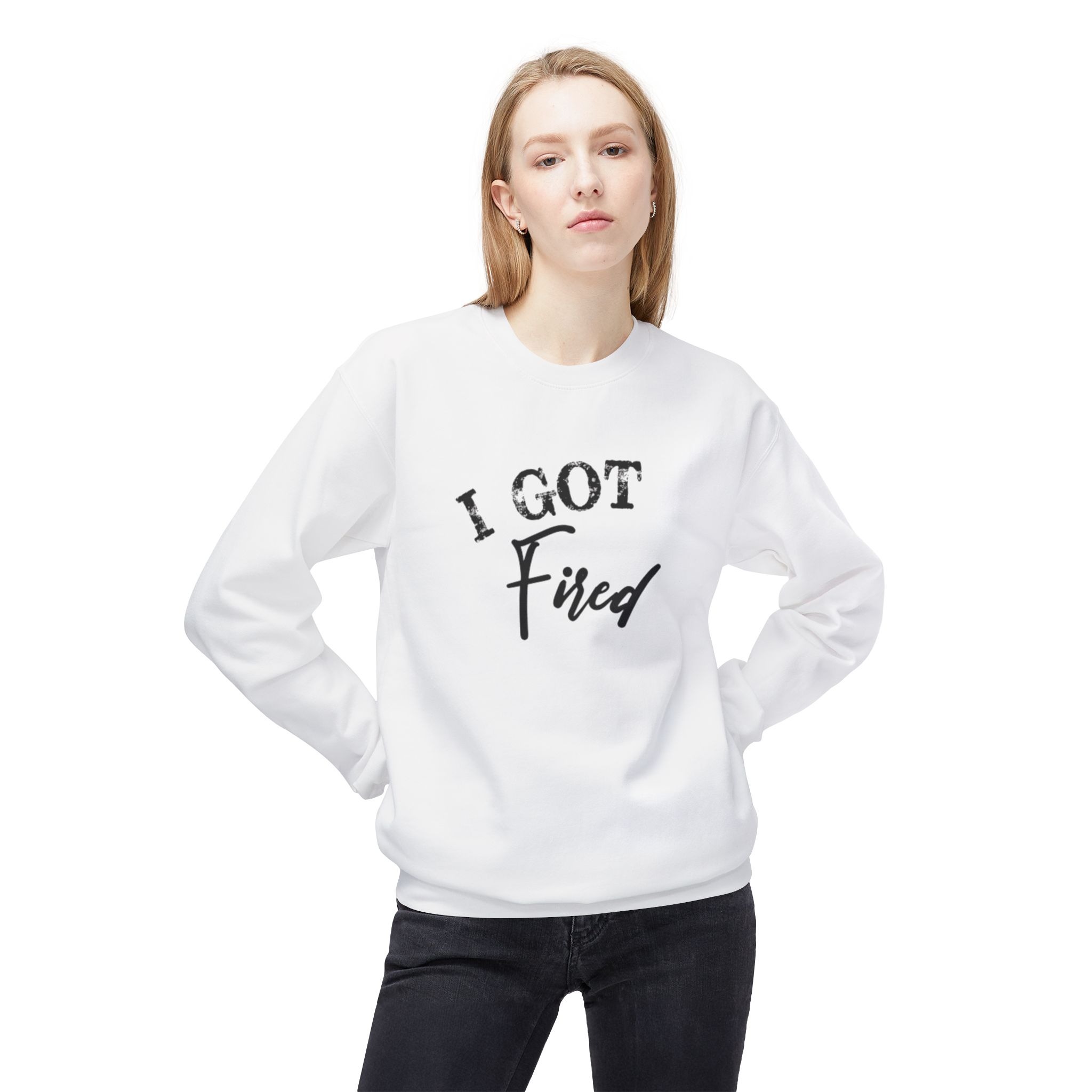 'I Got Fired' Comfort Crewneck Sweatshirt - Cozy Gift for Food Lovers, Funny Sweatshirt, Casual Vibe, Perfect for Autumn, Great for Parties - Image 11
