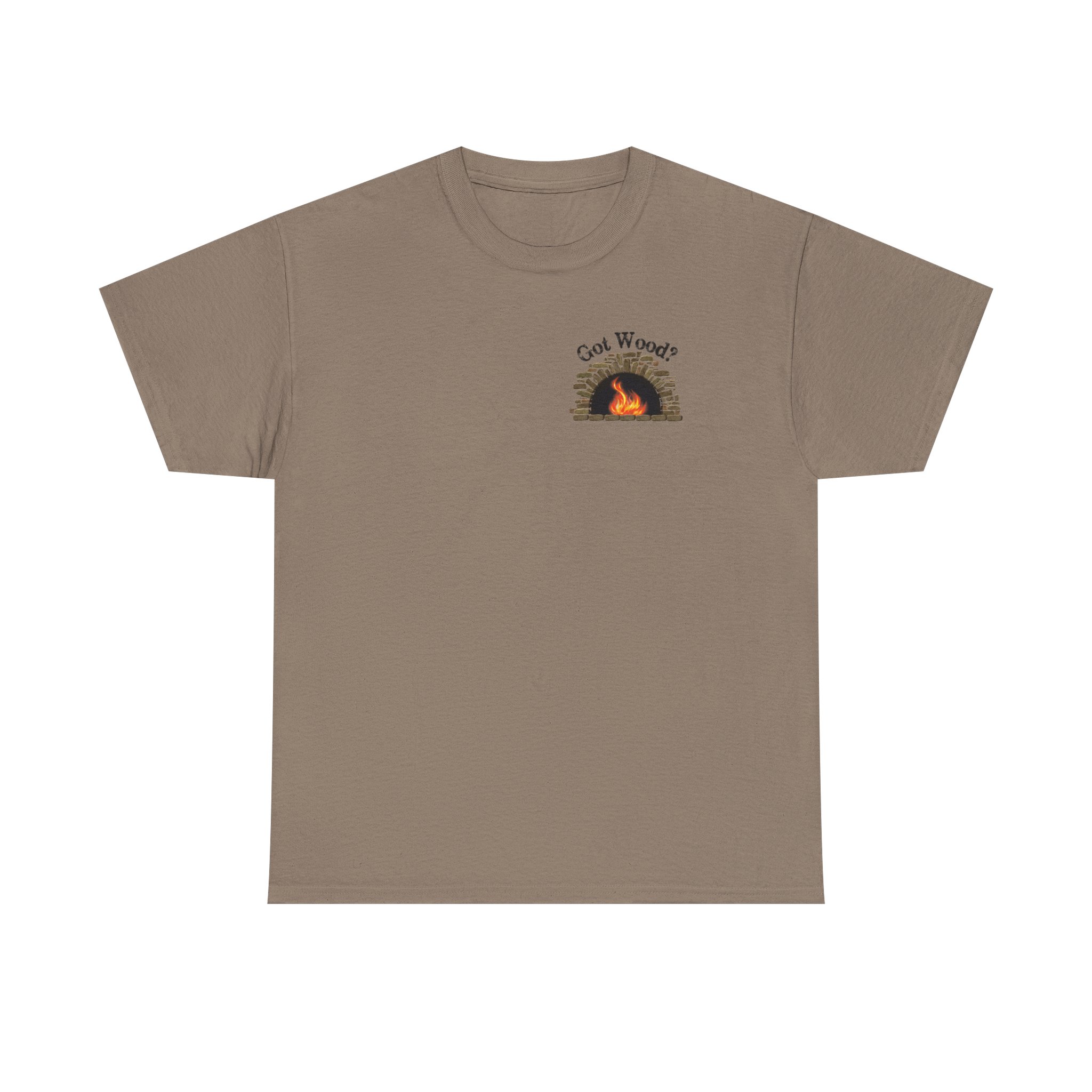 'Got Wood?' Southern Fired Foods Unisex Heavy Cotton Tee, Cooking Gift, BBQ T-Shirt, Firewood Apparel, Southern Pride Shirt
