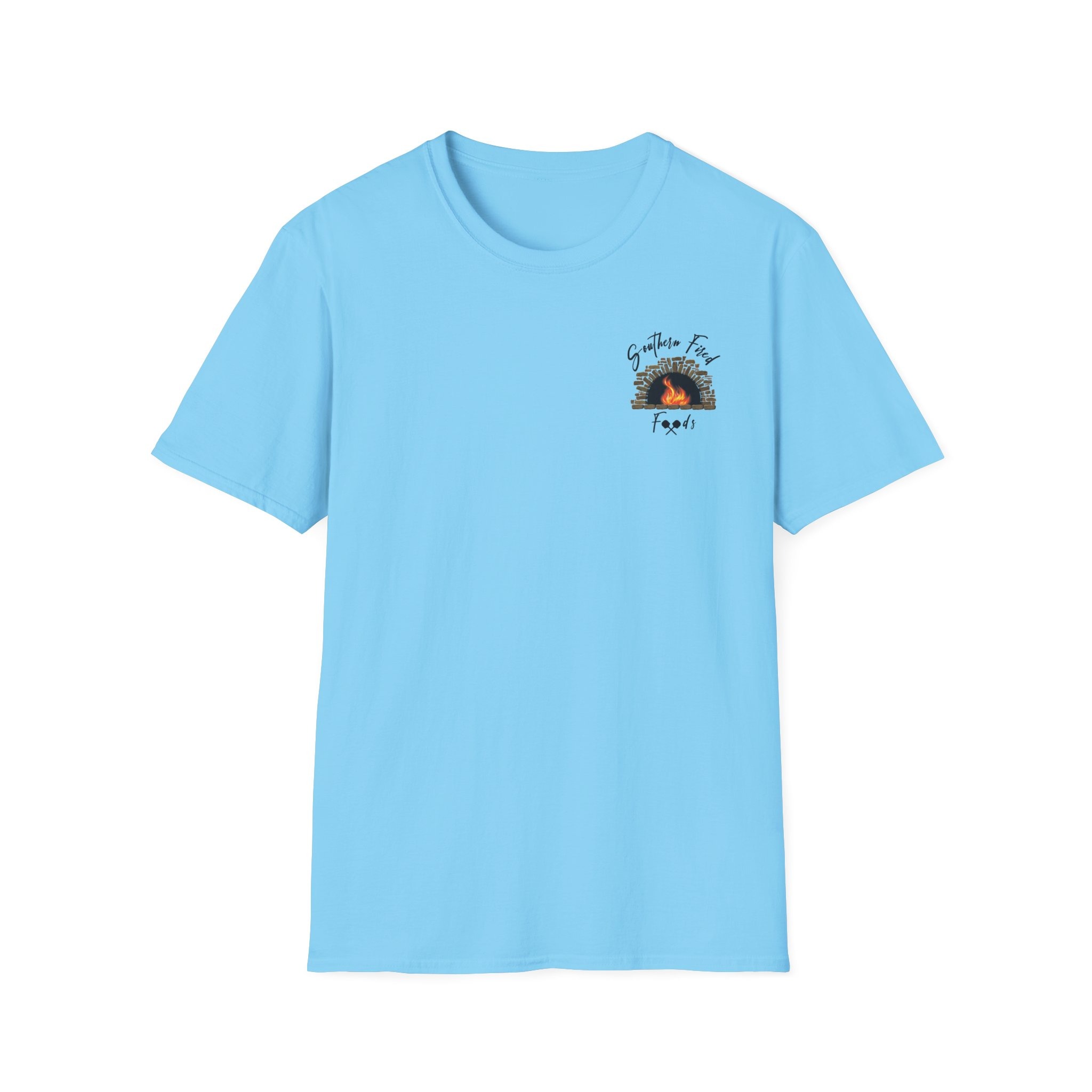 T-Shirt — Southern Fired Foods Logo Tee (Wood-Fired Oven Graphic) - Image 25