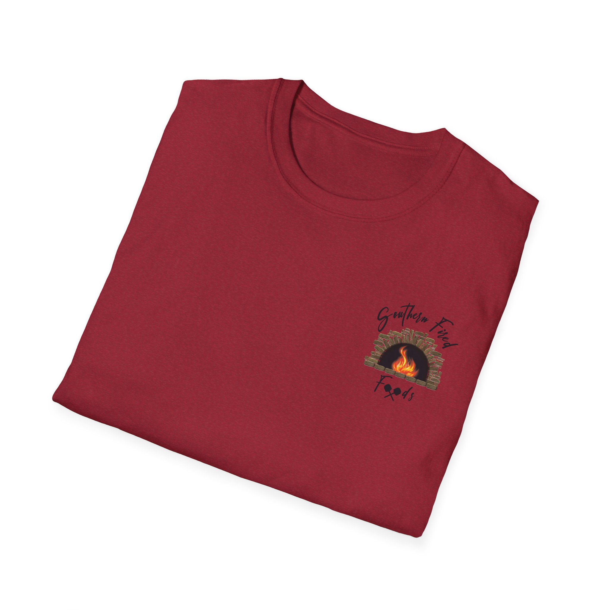 T-Shirt — Southern Fired Foods Logo Tee (Wood-Fired Oven Graphic) - Image 48