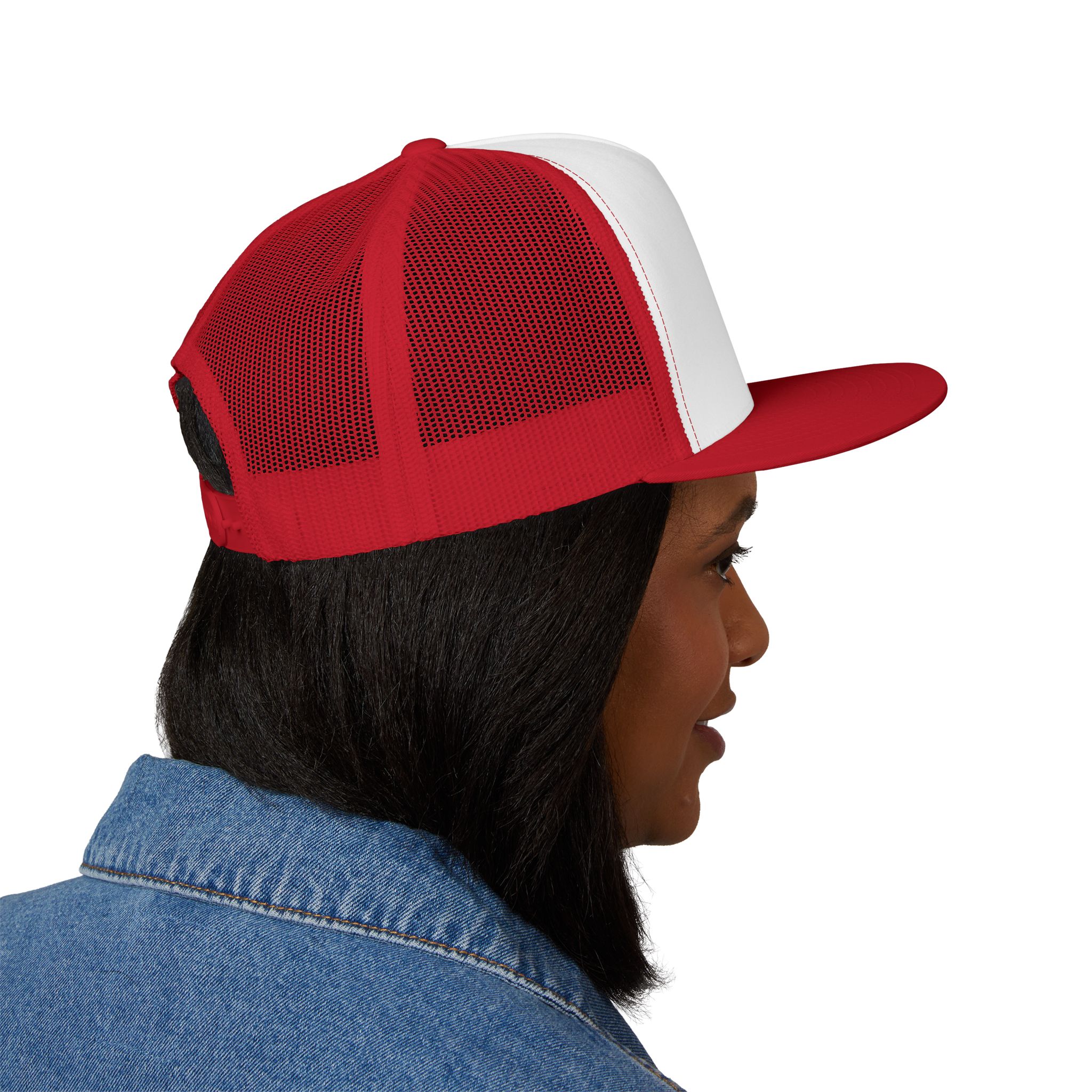 Embroidered 5 Panel Trucker Cap | Perfect for Outdoor Adventures, Camping, Gifts, Stylish Accessories, Casual Wear, Unisex Fashion - Image 20