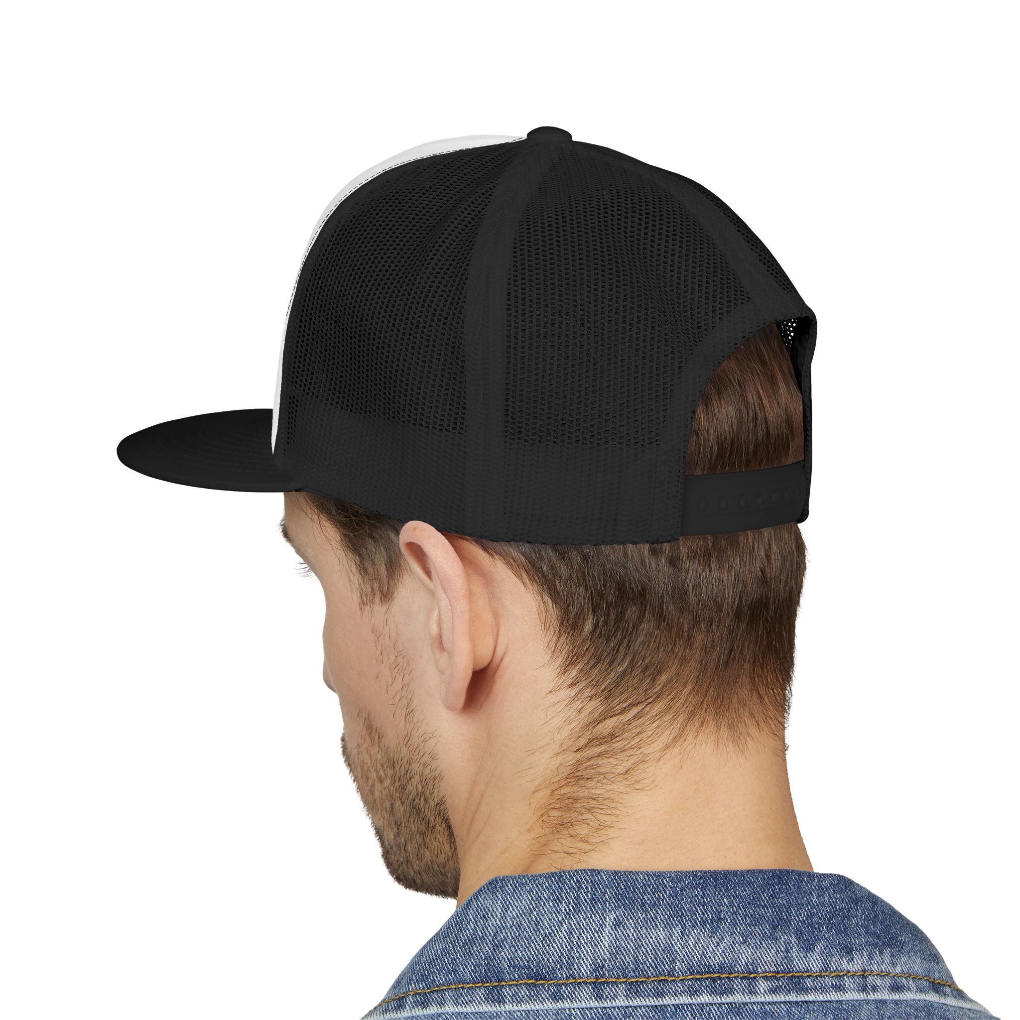 Embroidered 5 Panel Trucker Cap | Perfect for Outdoor Adventures, Camping, Gifts, Stylish Accessories, Casual Wear, Unisex Fashion - Image 42