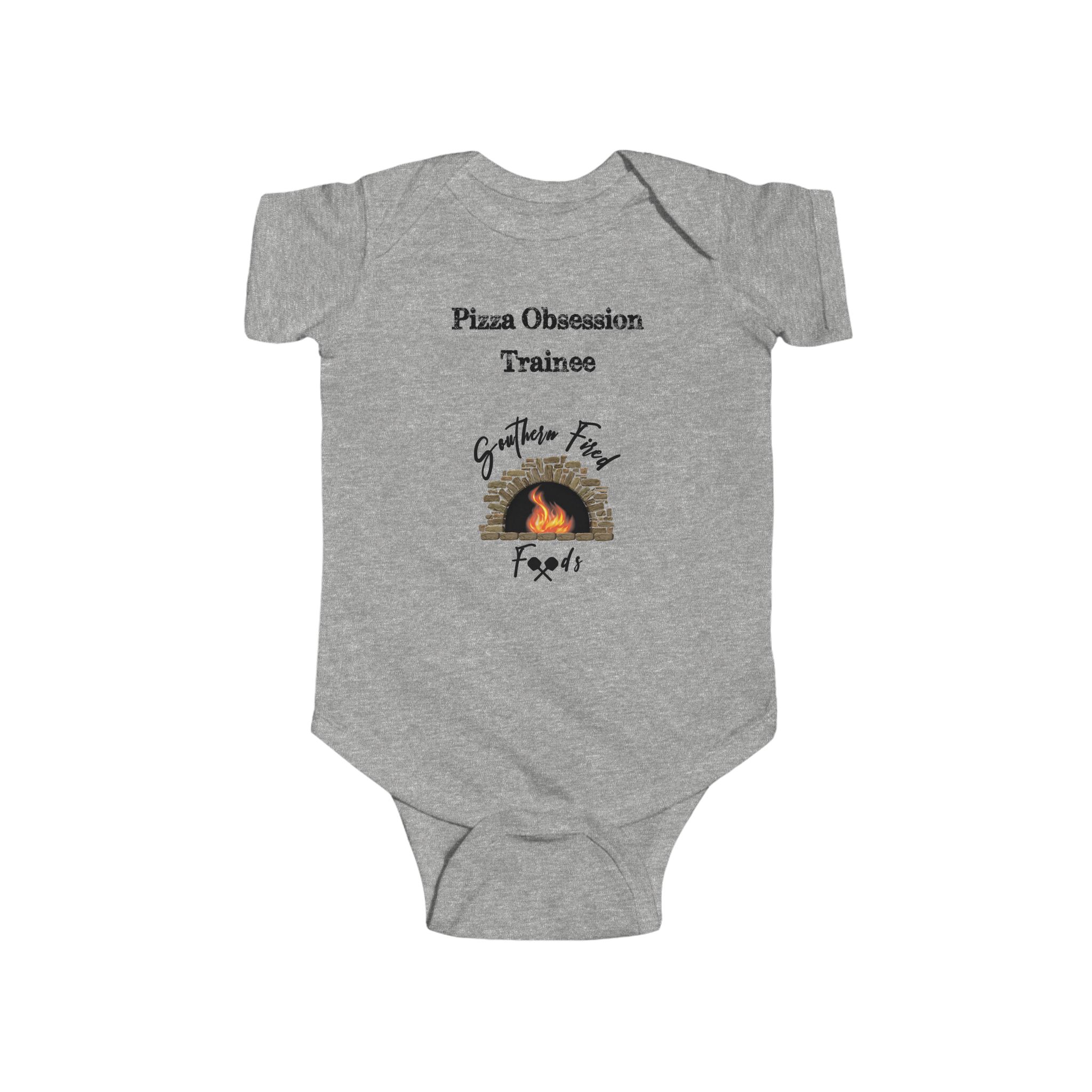 'Pizza Obsession Trainee' Infant Bodysuit, Baby Shower Gift, Newborn Apparel, Cute Baby Outfit, Pizza Lover Clothing - Image 10