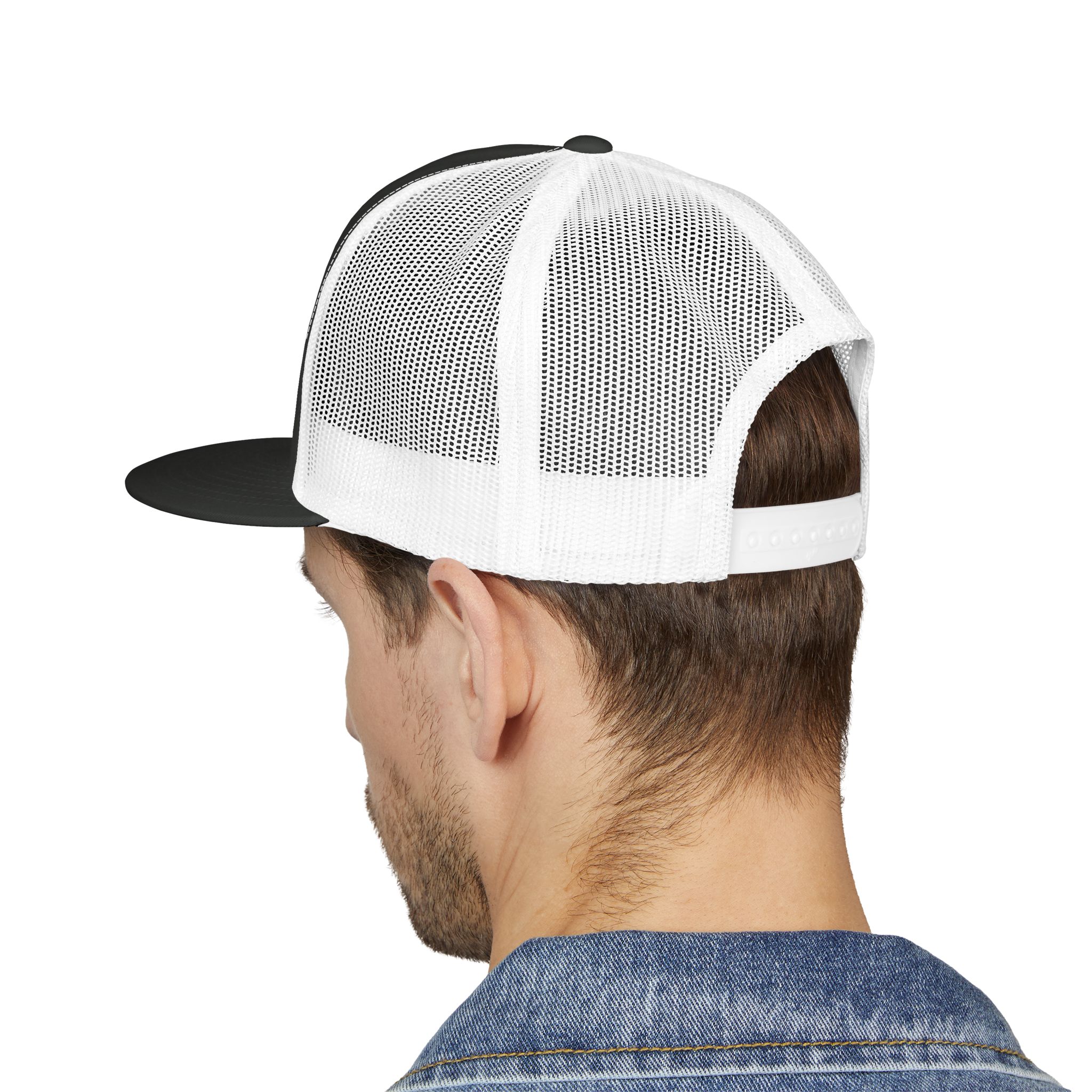 Embroidered 5 Panel Trucker Cap | Perfect for Outdoor Adventures, Camping, Gifts, Stylish Accessories, Casual Wear, Unisex Fashion - Image 2