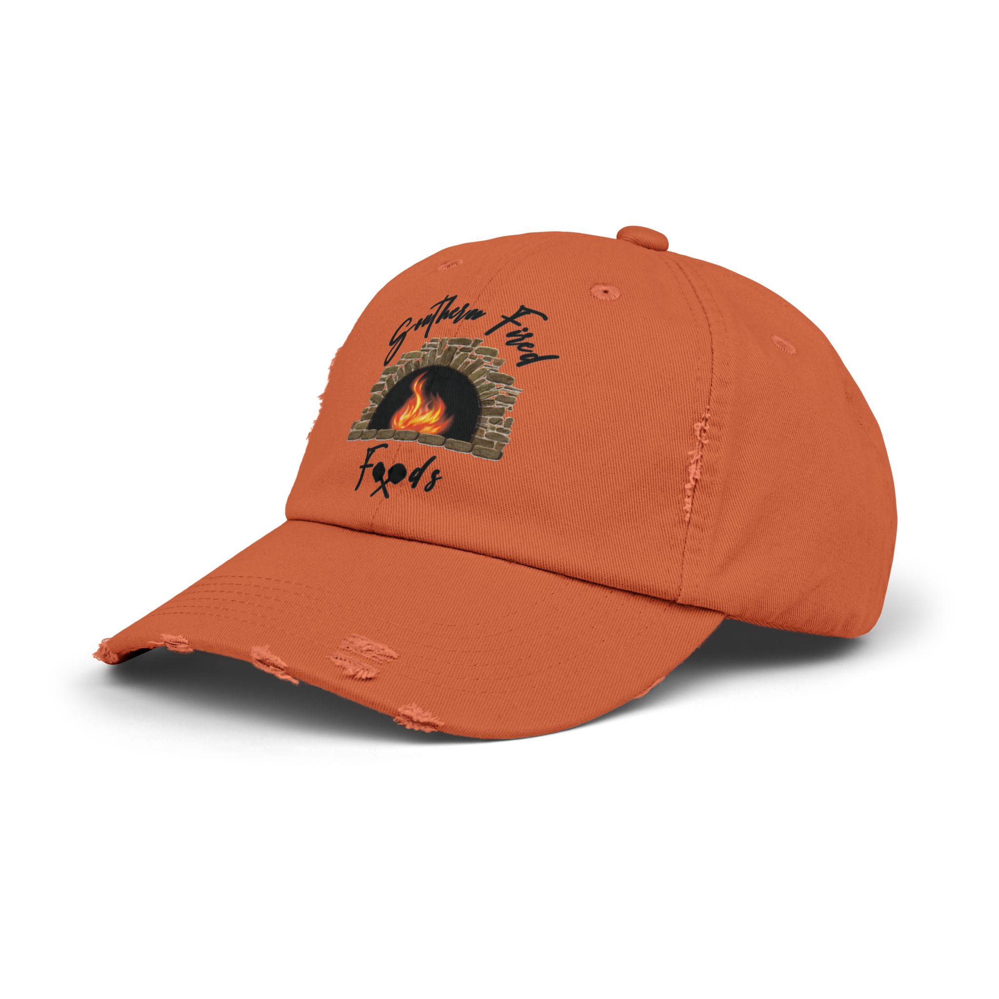 Southern Fire Foods Distressed Cap, Unisex Cap, Casual Hat, BBQ Cap, Gift for Food Lovers, Trendy Headwear - Image 14