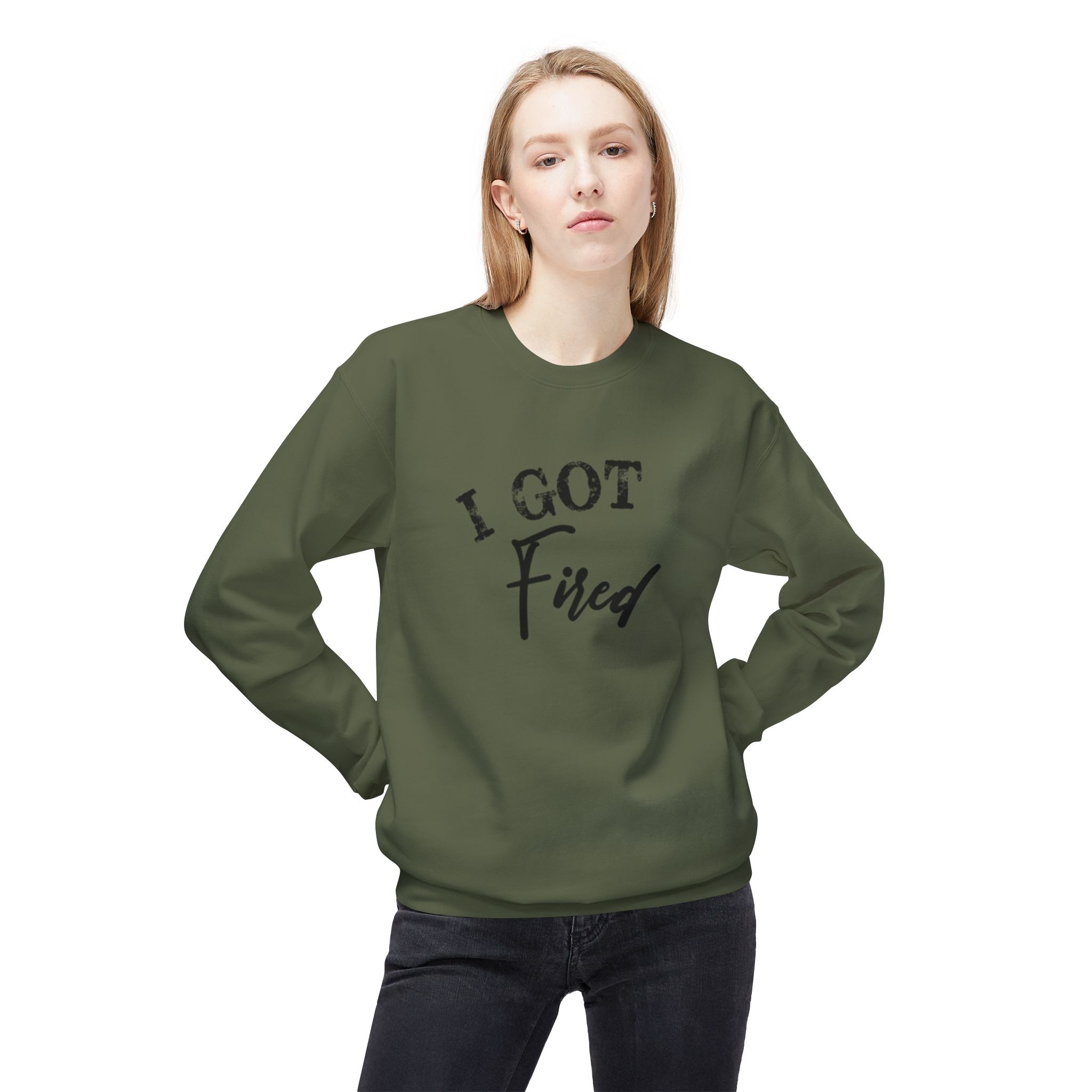 'I Got Fired' Comfort Crewneck Sweatshirt - Cozy Gift for Food Lovers, Funny Sweatshirt, Casual Vibe, Perfect for Autumn, Great for Parties - Image 27