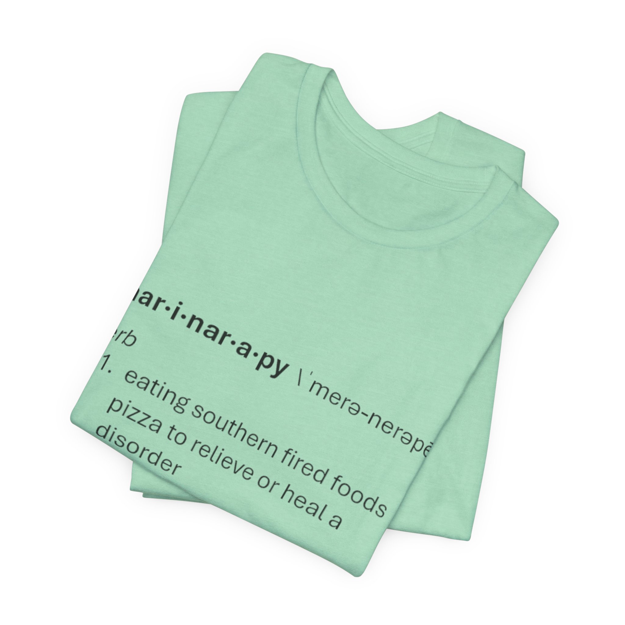 Marinarapy, Comfort Tee, Unisex Jersey Short Sleeve Tee, Southern Fired Food Shirt - Image 16