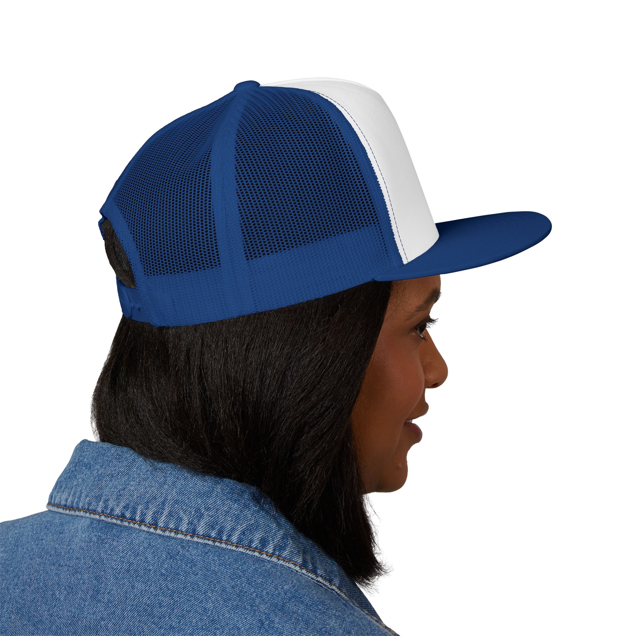 Embroidered 5 Panel Trucker Cap | Perfect for Outdoor Adventures, Camping, Gifts, Stylish Accessories, Casual Wear, Unisex Fashion - Image 24
