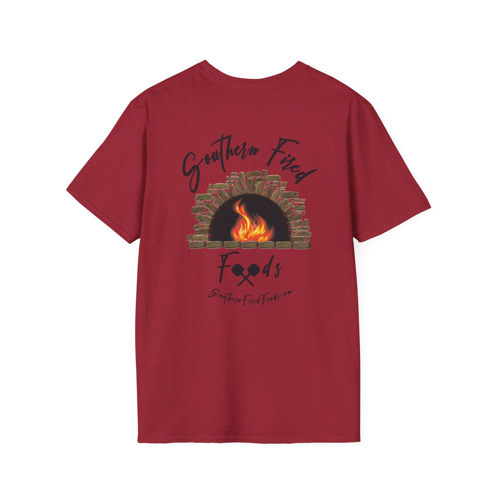 T-Shirt — Southern Fired Foods Logo Tee (Wood-Fired Oven Graphic) - Image 46