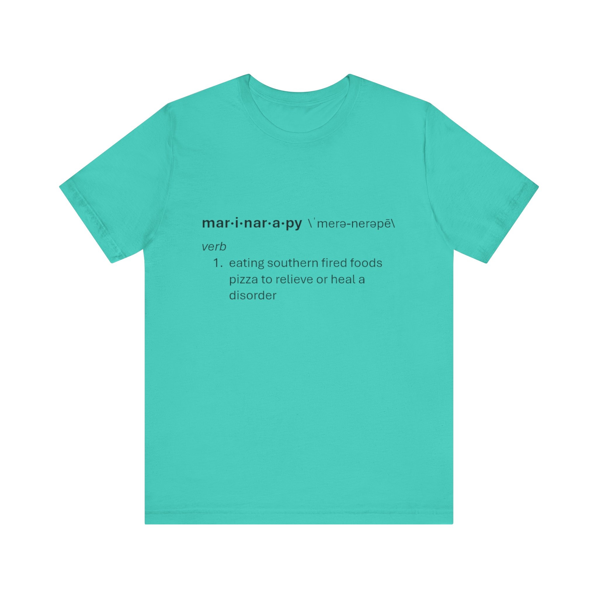 Marinarapy, Comfort Tee, Unisex Jersey Short Sleeve Tee, Southern Fired Food Shirt - Image 2