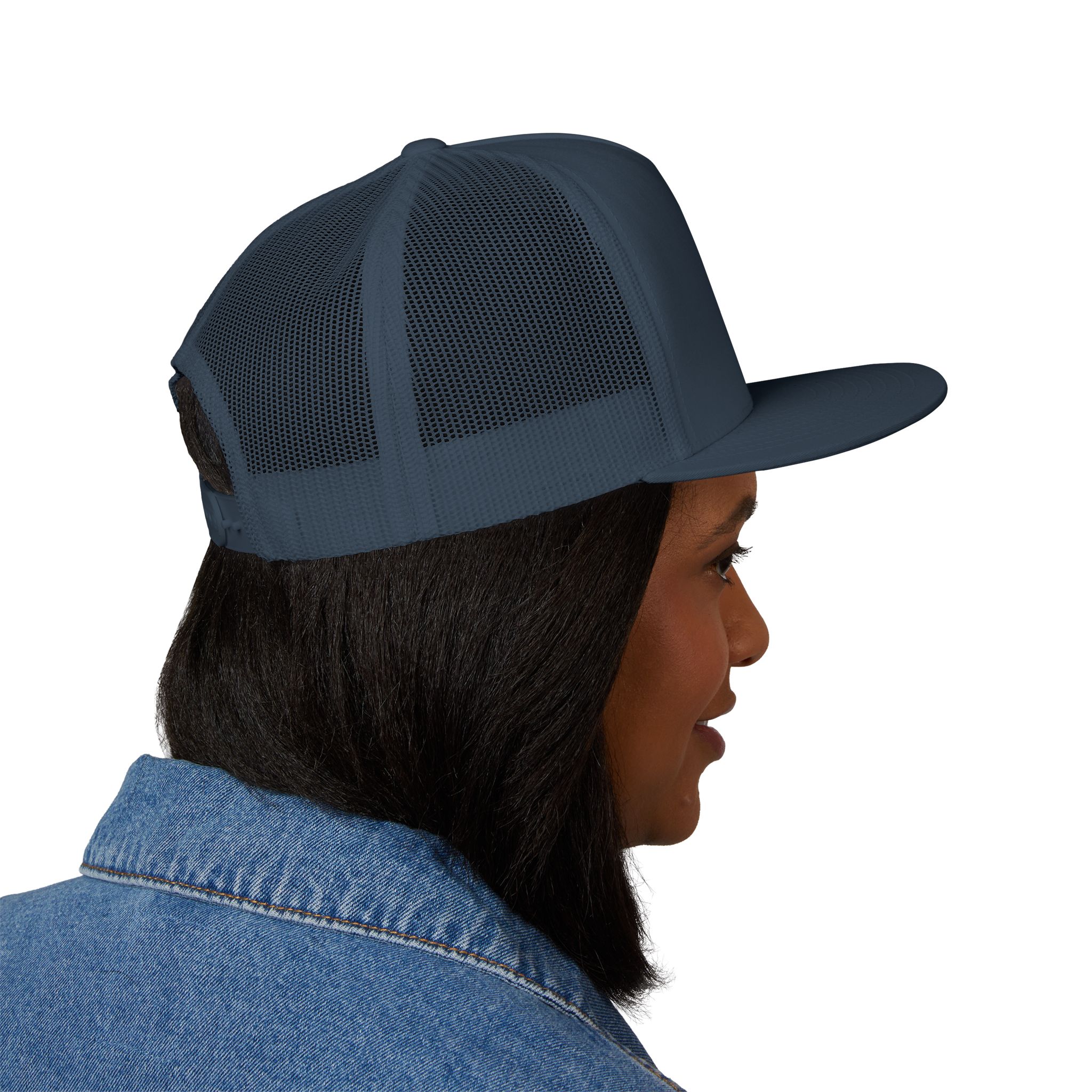 Embroidered 5 Panel Trucker Cap | Perfect for Outdoor Adventures, Camping, Gifts, Stylish Accessories, Casual Wear, Unisex Fashion - Image 36