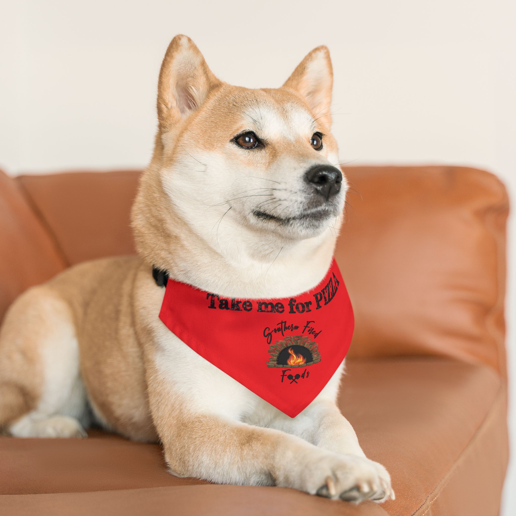Pizza Lover Pet Bandana Collars | Fun Accessory for Dogs | Ideal for Parties, Walks, Birthdays, Holidays, and Pet Events - Image 5