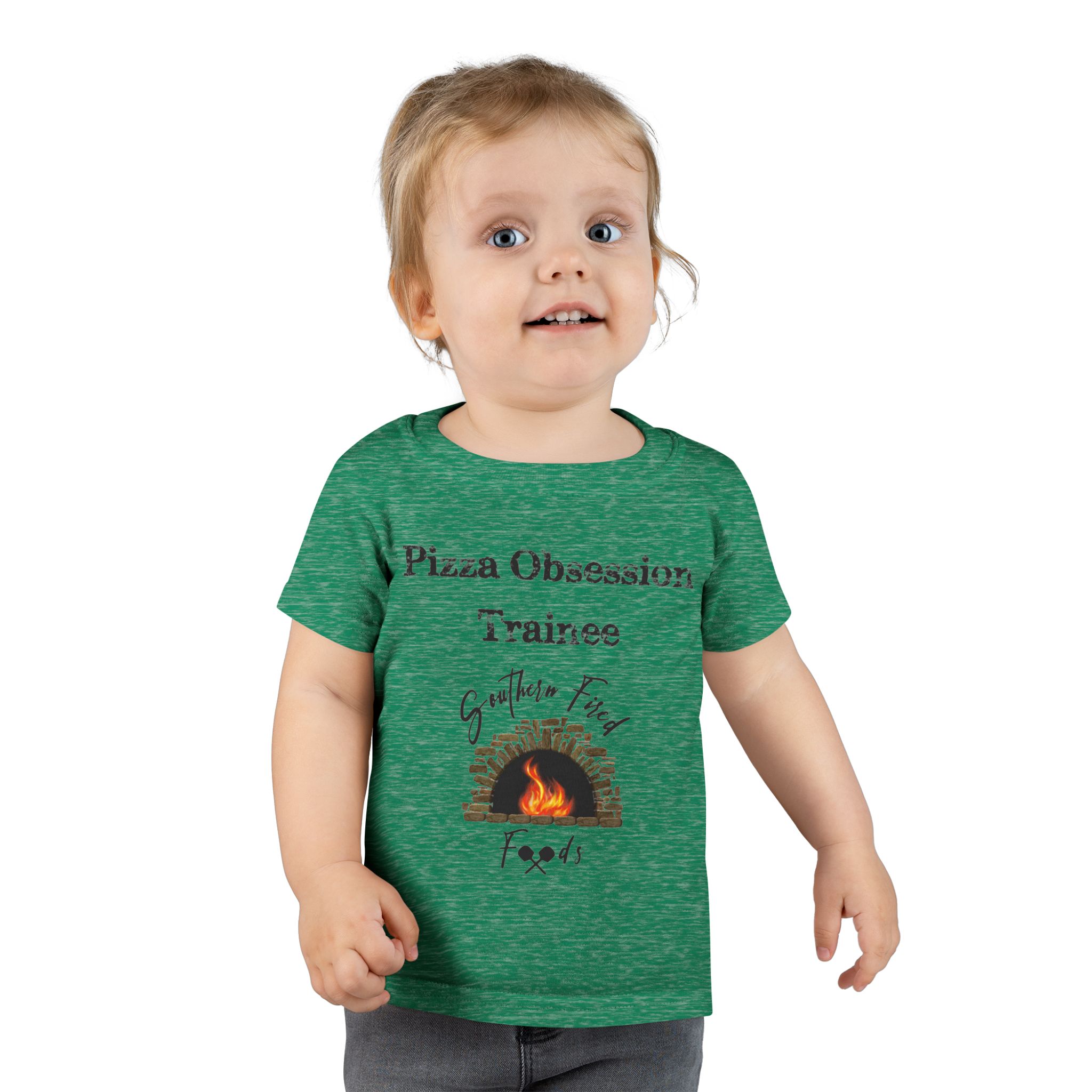 'Pizza Obsession Trainee' Toddler T-Shirt, Fun Gift for Food Lovers, Kids Cooking Shirt, Birthday Present for Little Chefs, Cute Casual Wear - Image 15