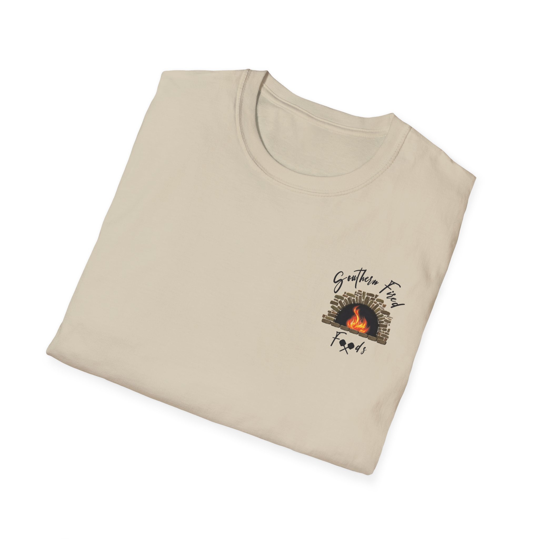 T-Shirt — Southern Fired Foods Logo Tee (Wood-Fired Oven Graphic) - Image 8