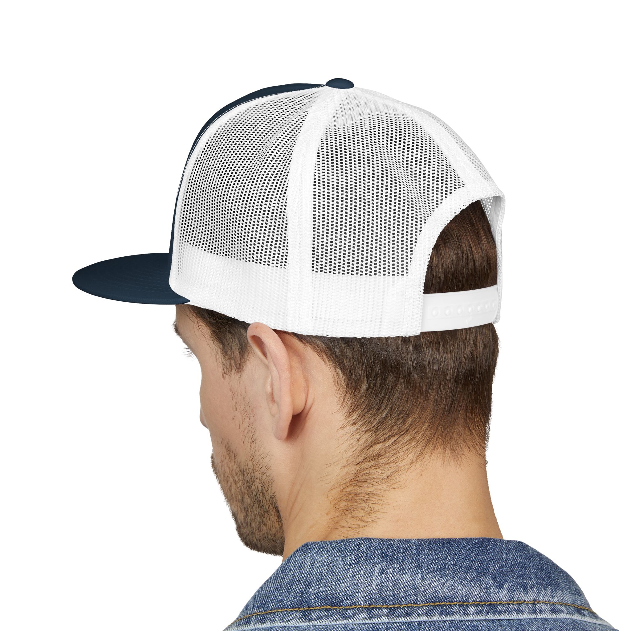 Embroidered 5 Panel Trucker Cap | Perfect for Outdoor Adventures, Camping, Gifts, Stylish Accessories, Casual Wear, Unisex Fashion - Image 10