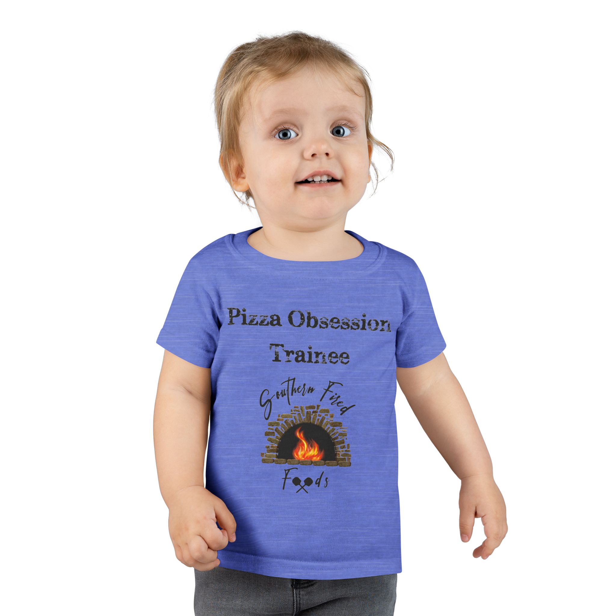 'Pizza Obsession Trainee' Toddler T-Shirt, Fun Gift for Food Lovers, Kids Cooking Shirt, Birthday Present for Little Chefs, Cute Casual Wear - Image 18