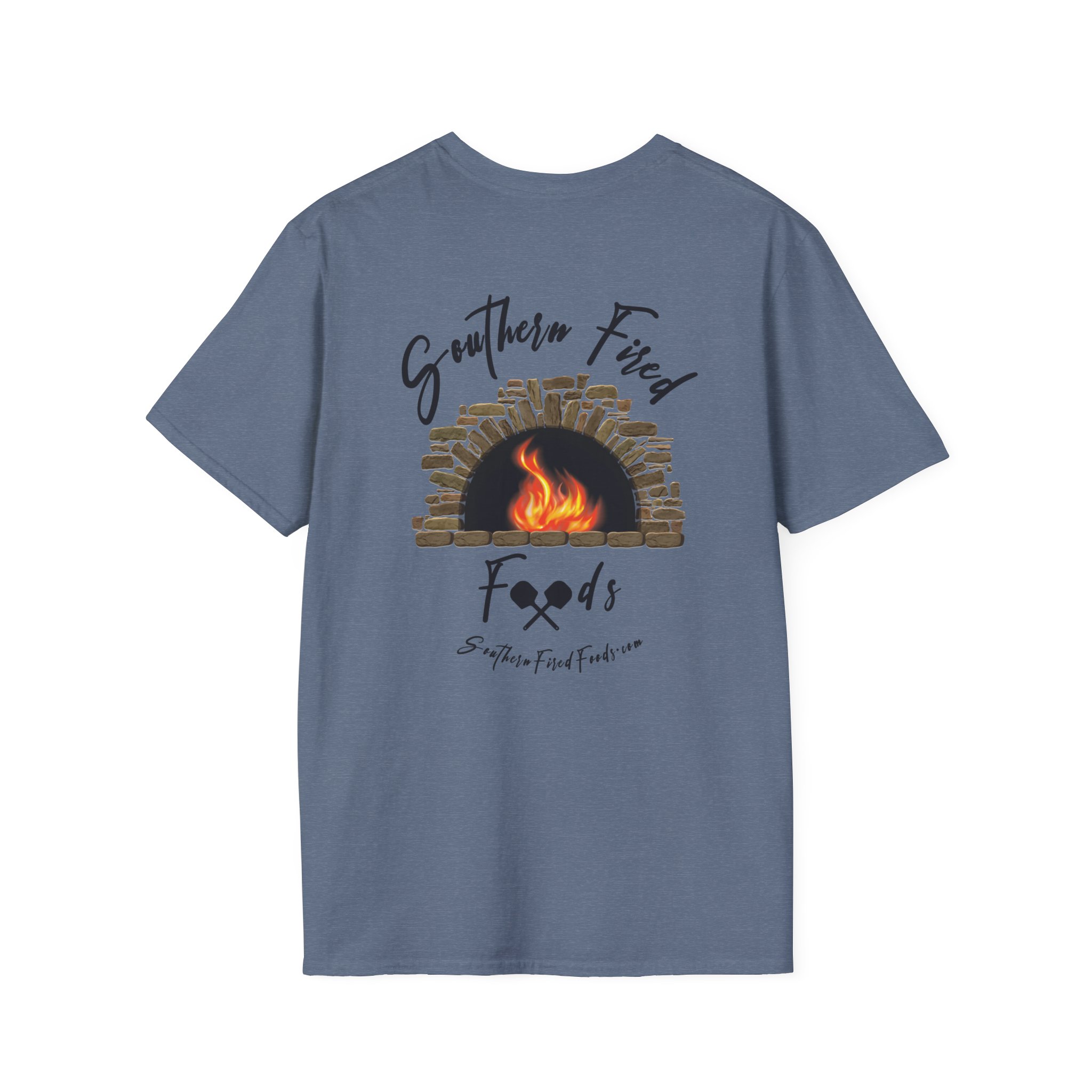 T-Shirt — Southern Fired Foods Logo Tee (Wood-Fired Oven Graphic) - Image 38