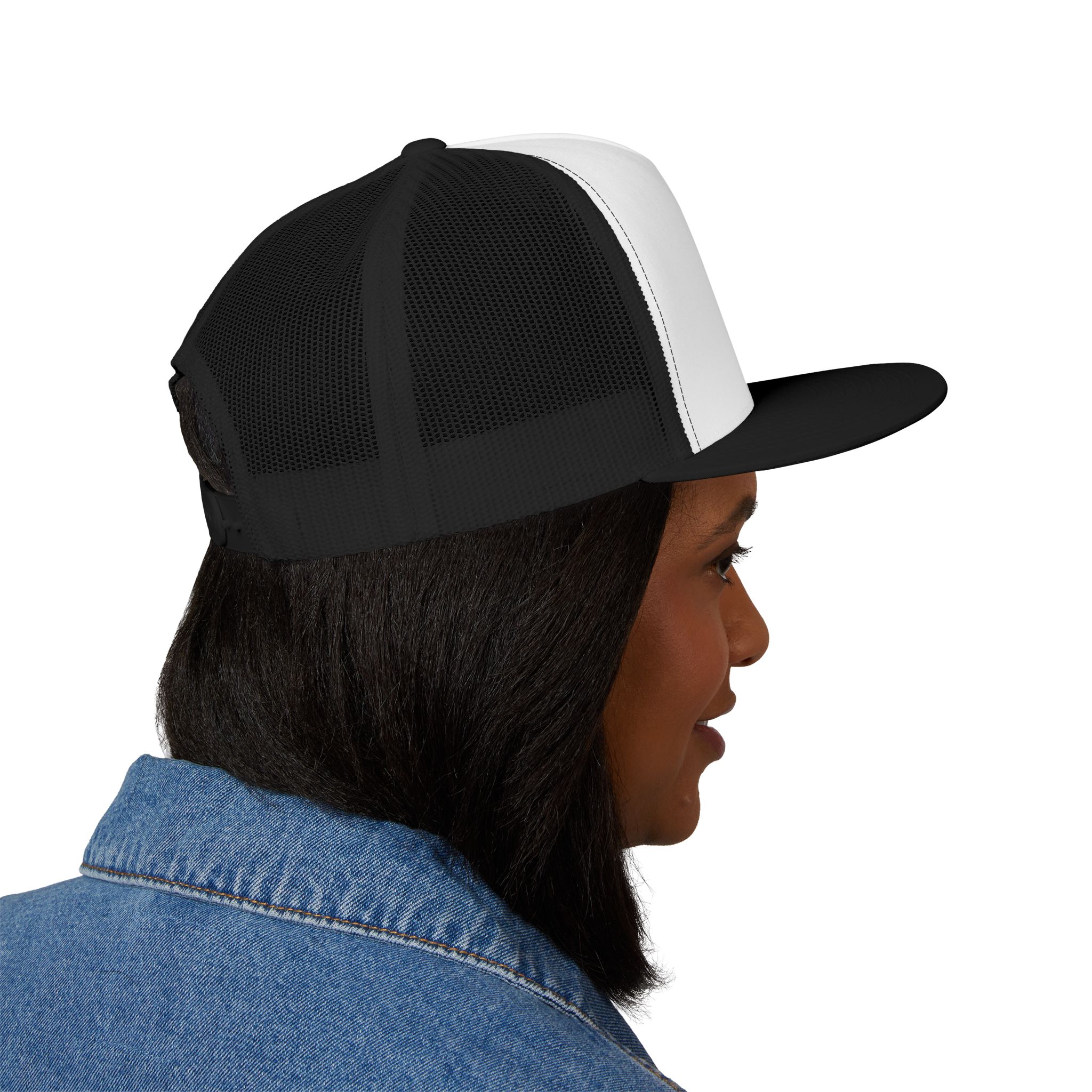 Embroidered 5 Panel Trucker Cap | Perfect for Outdoor Adventures, Camping, Gifts, Stylish Accessories, Casual Wear, Unisex Fashion - Image 44