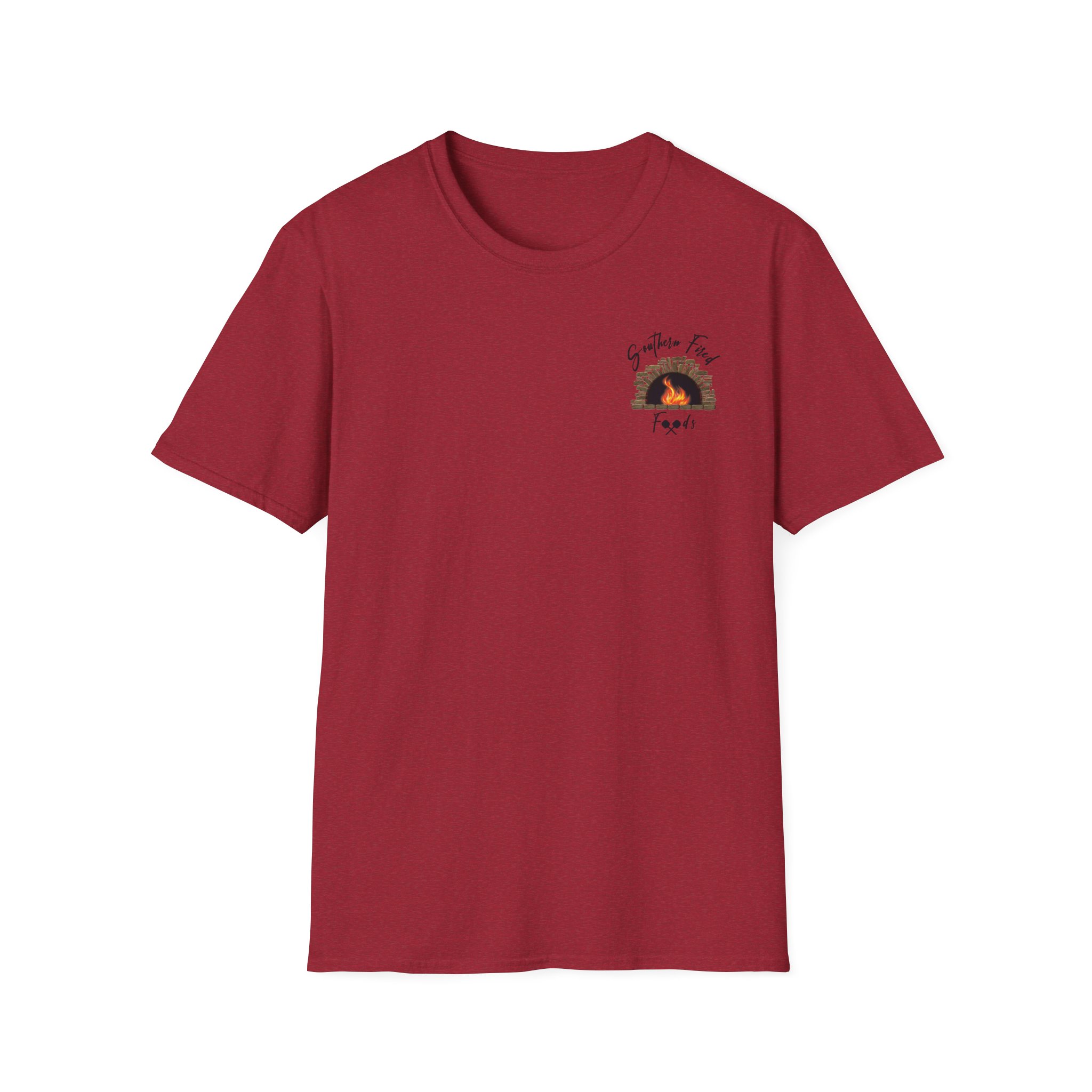 T-Shirt — Southern Fired Foods Logo Tee (Wood-Fired Oven Graphic) - Image 45