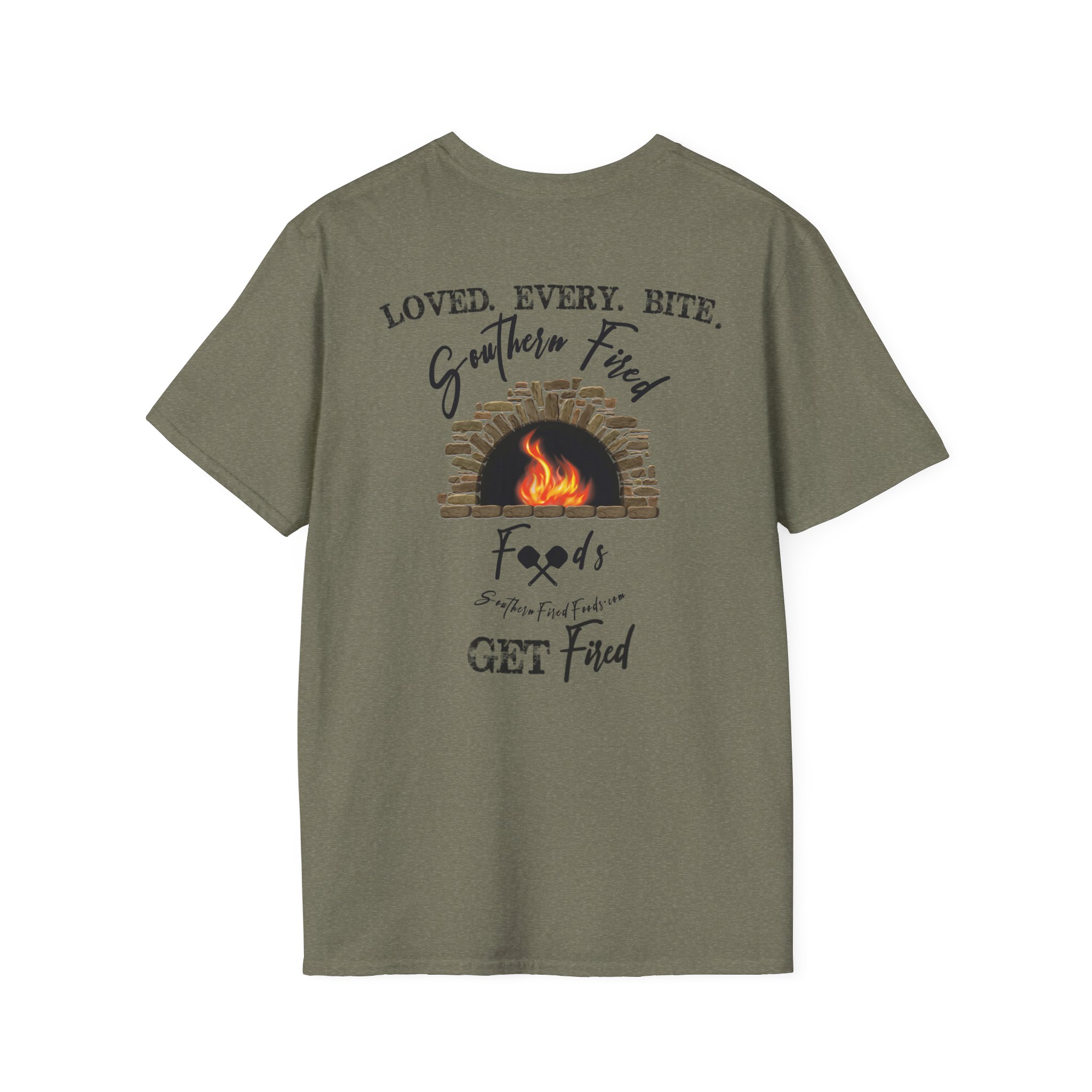 "I Got Fired" GildanTee (Loved Every Bite — Southern Fired Foods) - Image 34