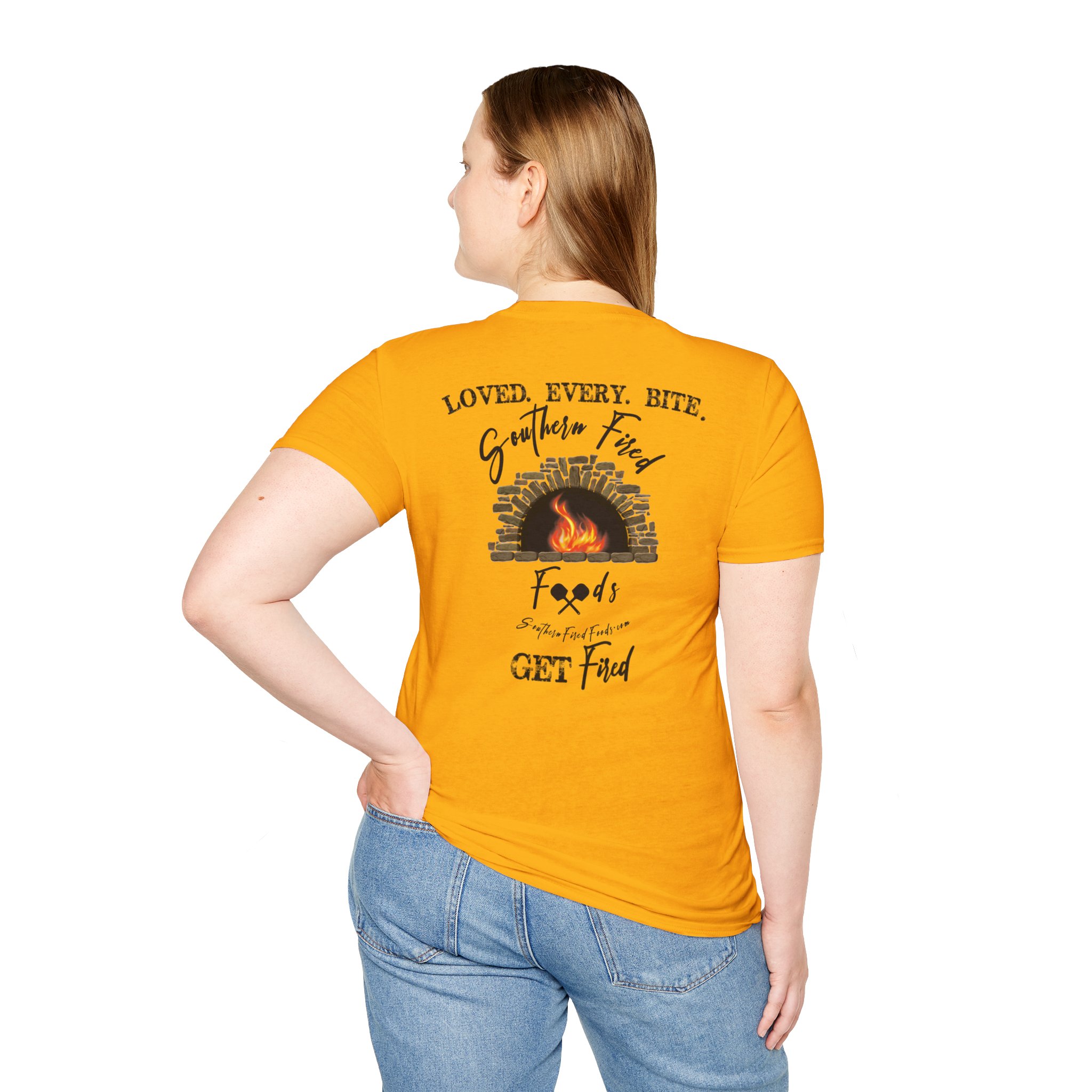 "I Got Fired" GildanTee (Loved Every Bite — Southern Fired Foods) - Image 16