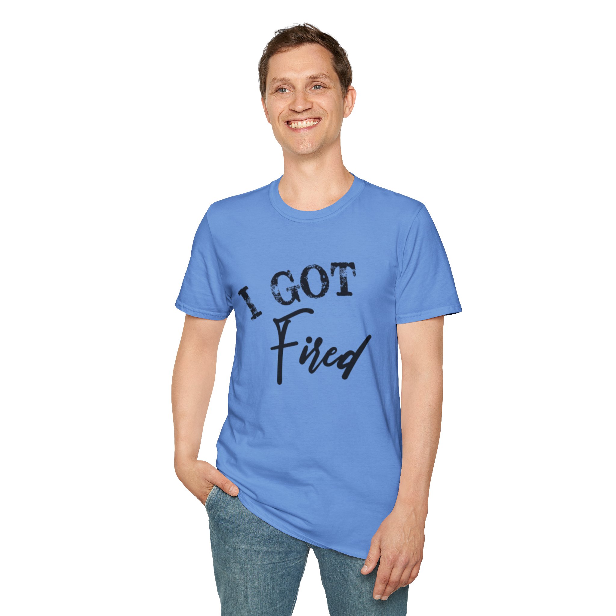 "I Got Fired" GildanTee (Loved Every Bite — Southern Fired Foods) - Image 63