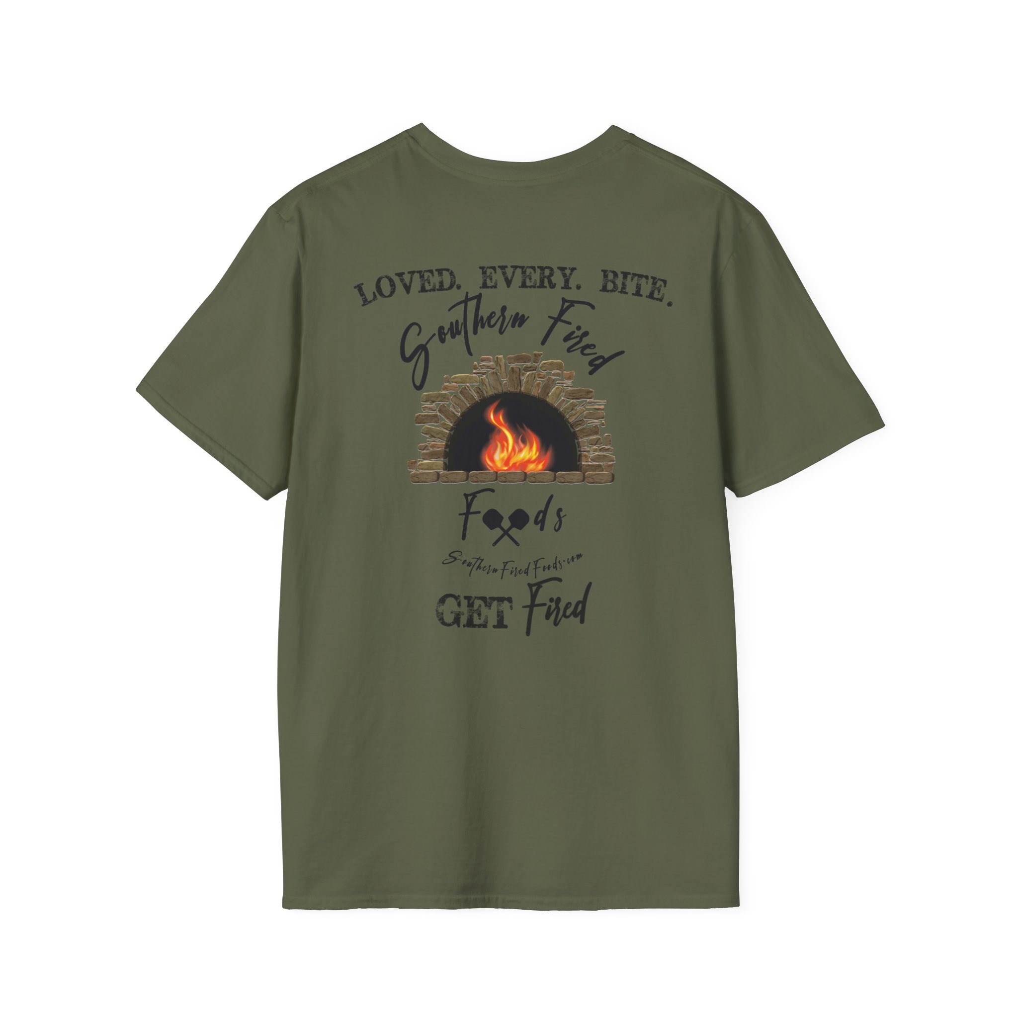 "I Got Fired" GildanTee (Loved Every Bite — Southern Fired Foods) - Image 6