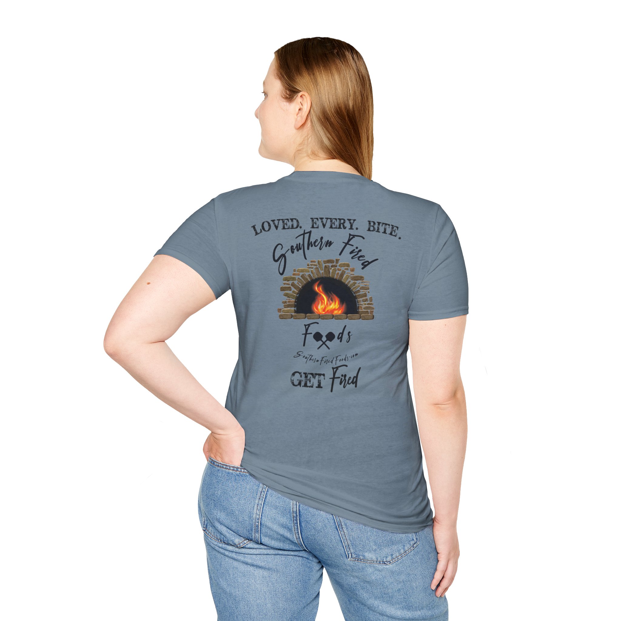 "I Got Fired" GildanTee (Loved Every Bite — Southern Fired Foods) - Image 12